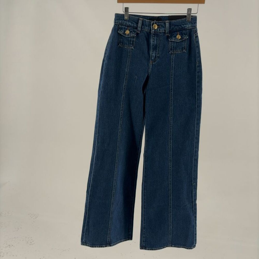 7 For All Mankind Artifact Wide Leg Jean